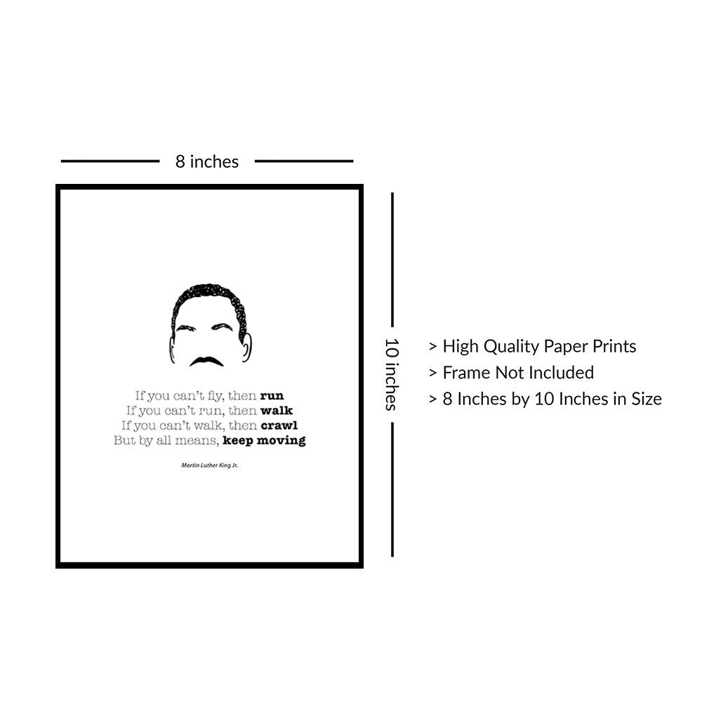 Famous Quotes Wall Art Martin Luther King Jr Poster Home Office Decor