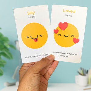 Cartes émotionnelles avec des versets bibliques | Apprentissage socio-émotionnel |  Cartes pédagogiques sur les émotions | Cartes d'habiletés d'adaptation| Cartes émotions de la rentrée