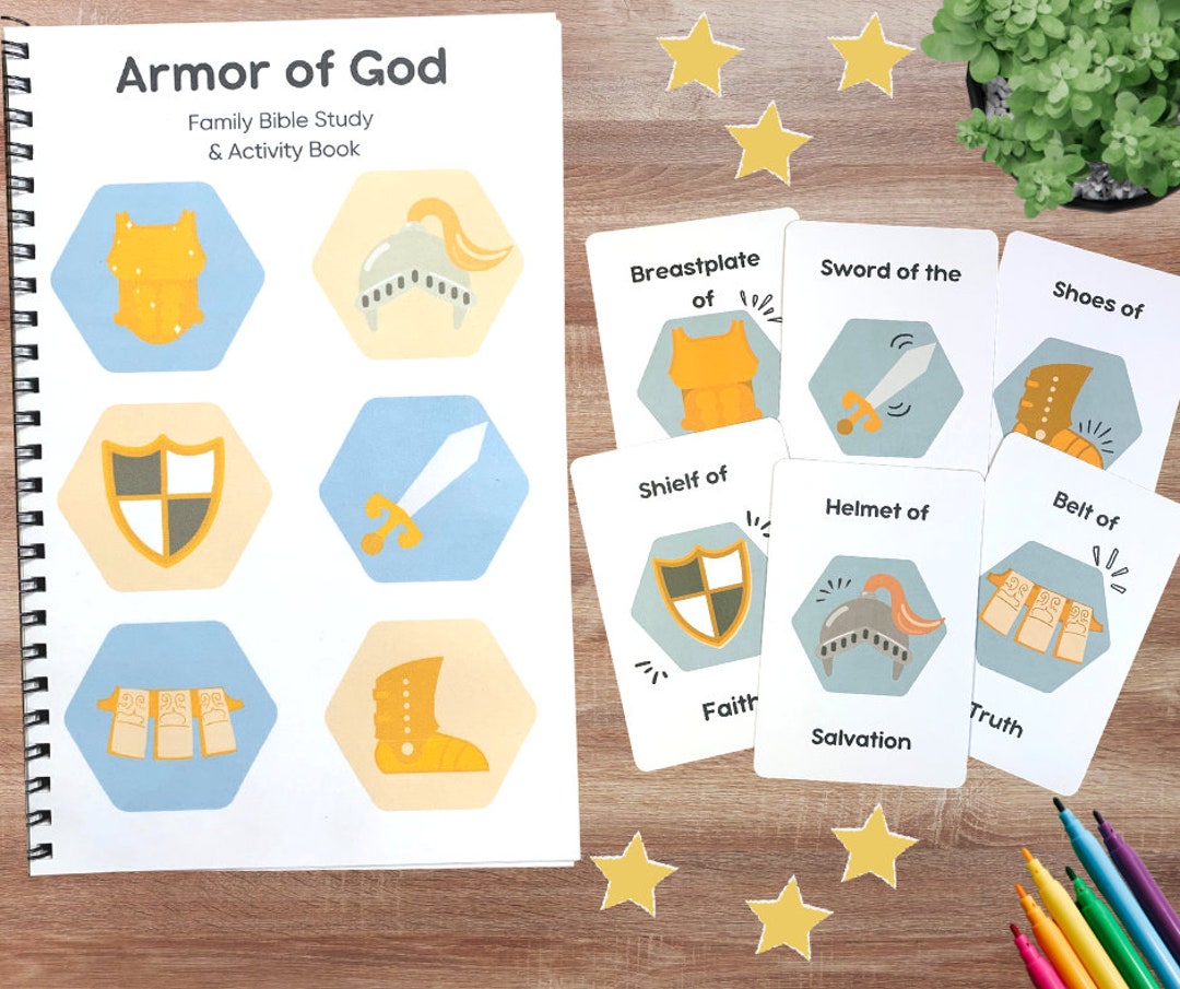 Complete Armor of God Study Guide Family Bible Study Armor Etsy