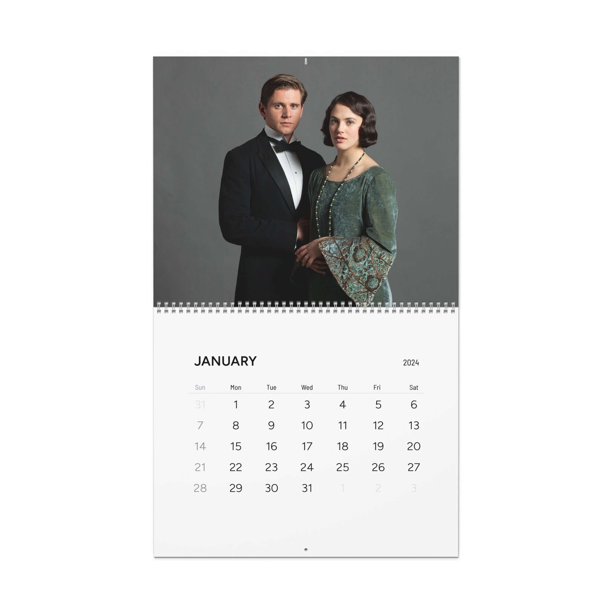 Downton Abbey 2024 Calendar 2024 Planner Flapper Era Titanic Etsy