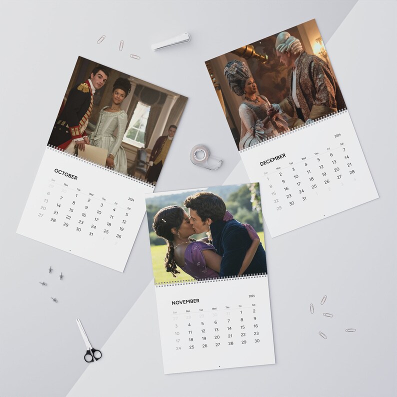 Bridgerton Romance 2024 Calendar 2024 Planner Regency Era Book