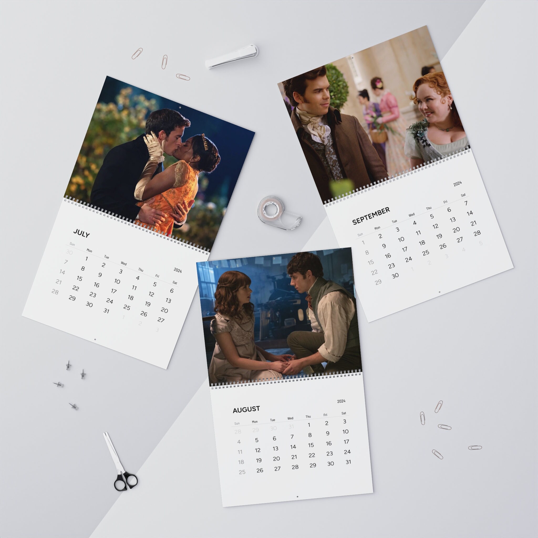 Bridgerton Romance 2024 Calendar 2024 Planner Regency Era Book