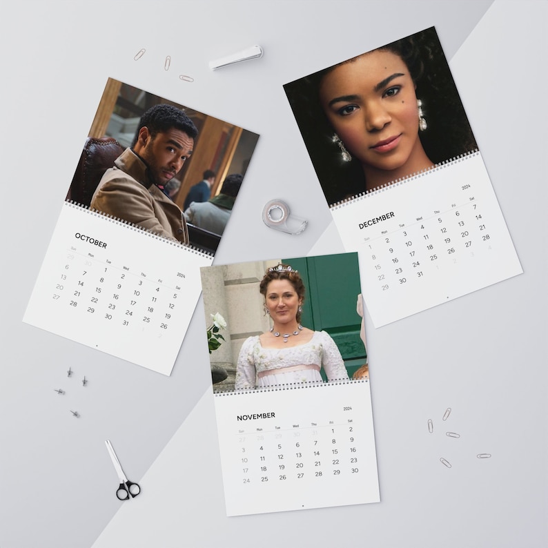 Bridgerton Wall Calendar 2024 Calendar Bridgerton Characters Regency