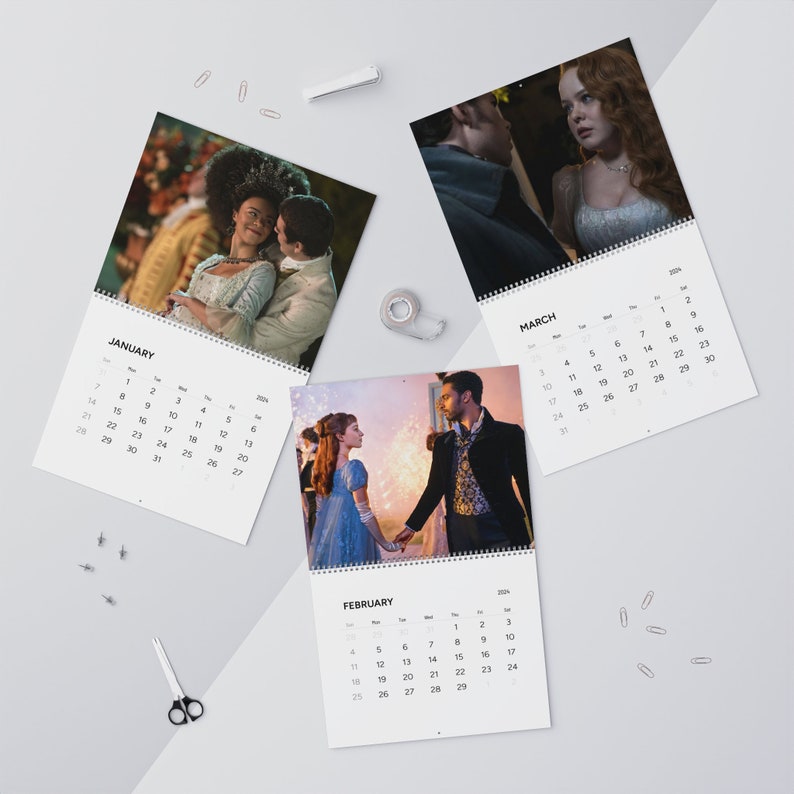 Bridgerton Romance 2025 Calendar 2025 Planner Regency Era Book