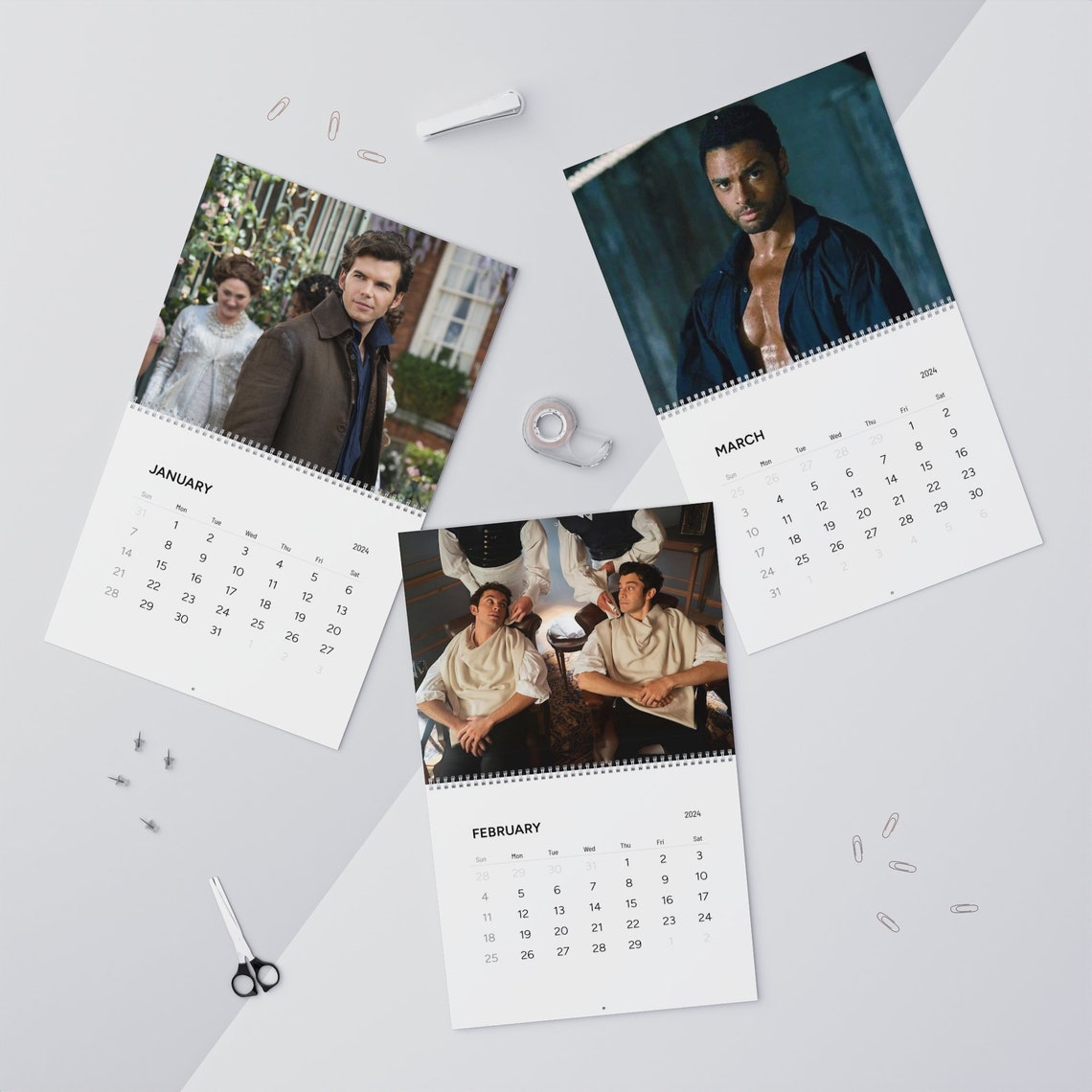 Bridgerton Men Calendar 2024 Calendar New Year Organizer Anthony