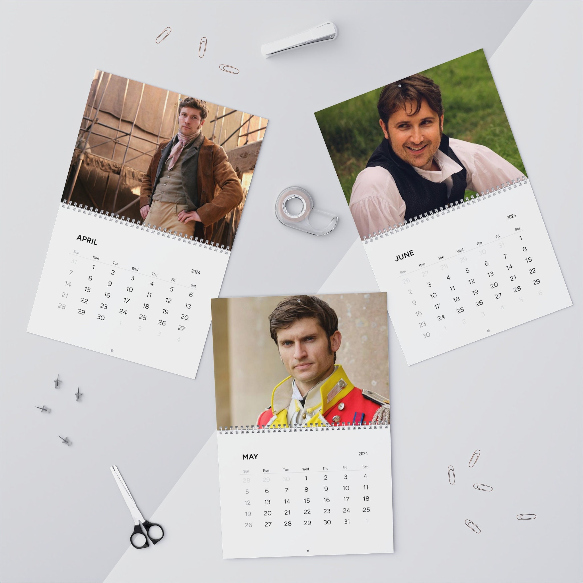 Sanditon Jane Austen Men 2024 Calendar 2024 sold by Spare Jenda SKU
