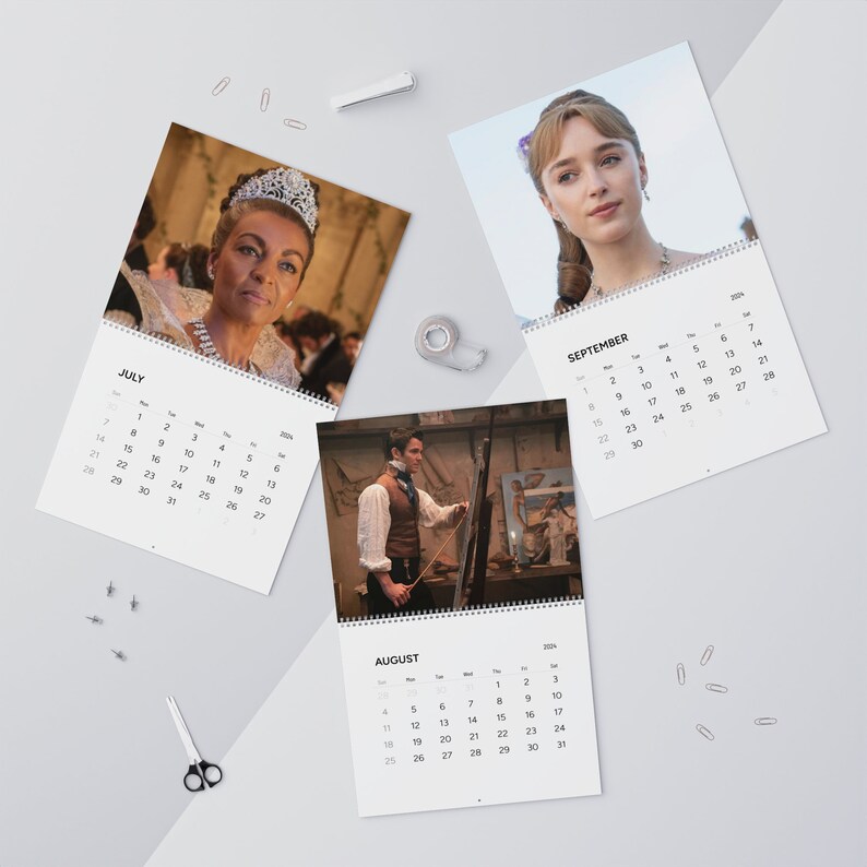 Bridgerton Wall Calendar 2024 Calendar Bridgerton Characters Regency
