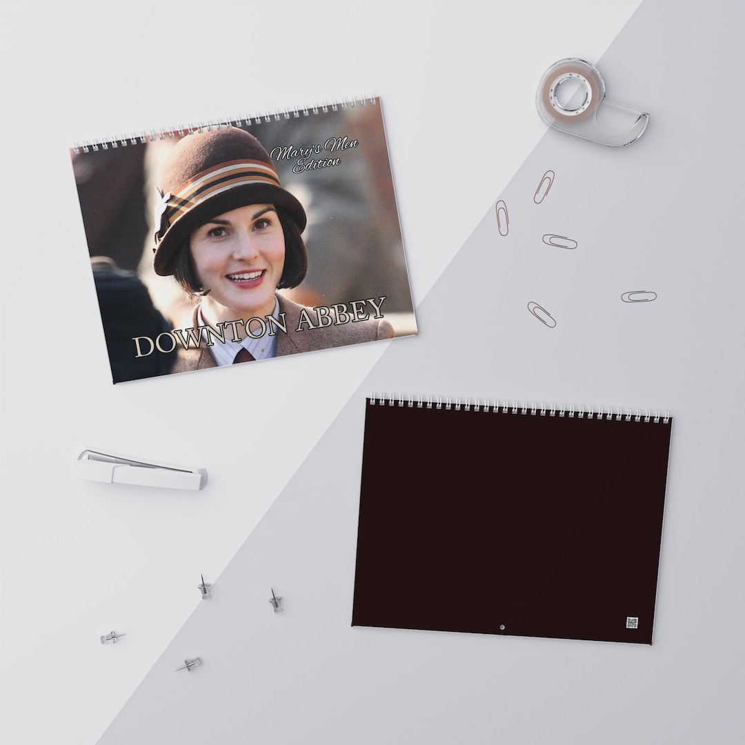 Downton Abbey 2024 Calendar 2024 Planner Mary's Men Theme Flapper Era