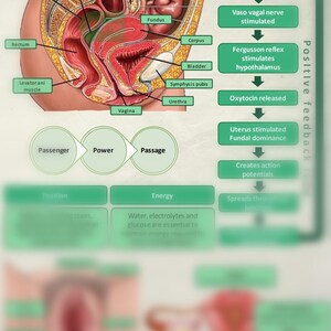Uterine Adaptations for student midwives study sheet