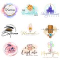 Custom Logo Design, Business Branding, Watercolor Style product logo