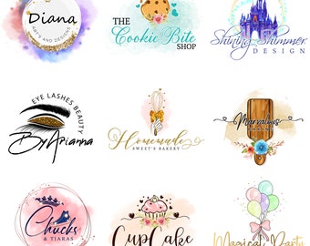 I will design custom logo, logo design, photography logo, business logo, boutique logo, custom logo for your business, sticker design logo