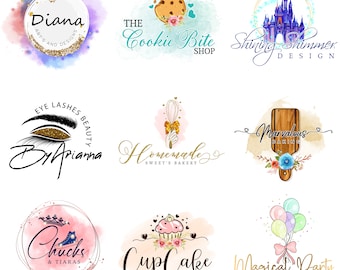 I will design custom logo, logo design, photography logo, business logo, boutique logo, custom logo for your business, sticker design logo