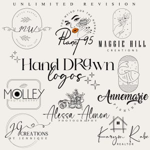 Custom Hand-Drawn Logo Design: Unique Small Business Branding