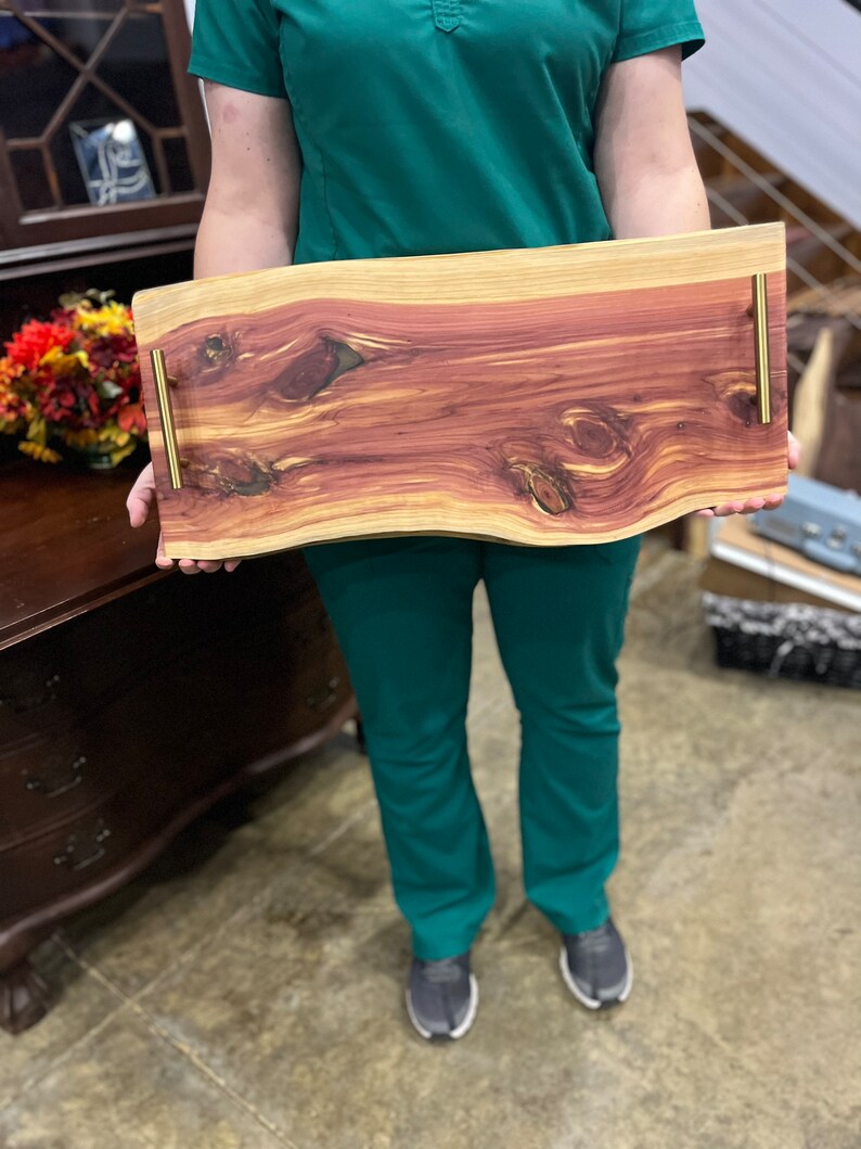 Live Edge Red Cedar Charcuterie Board. Etsy