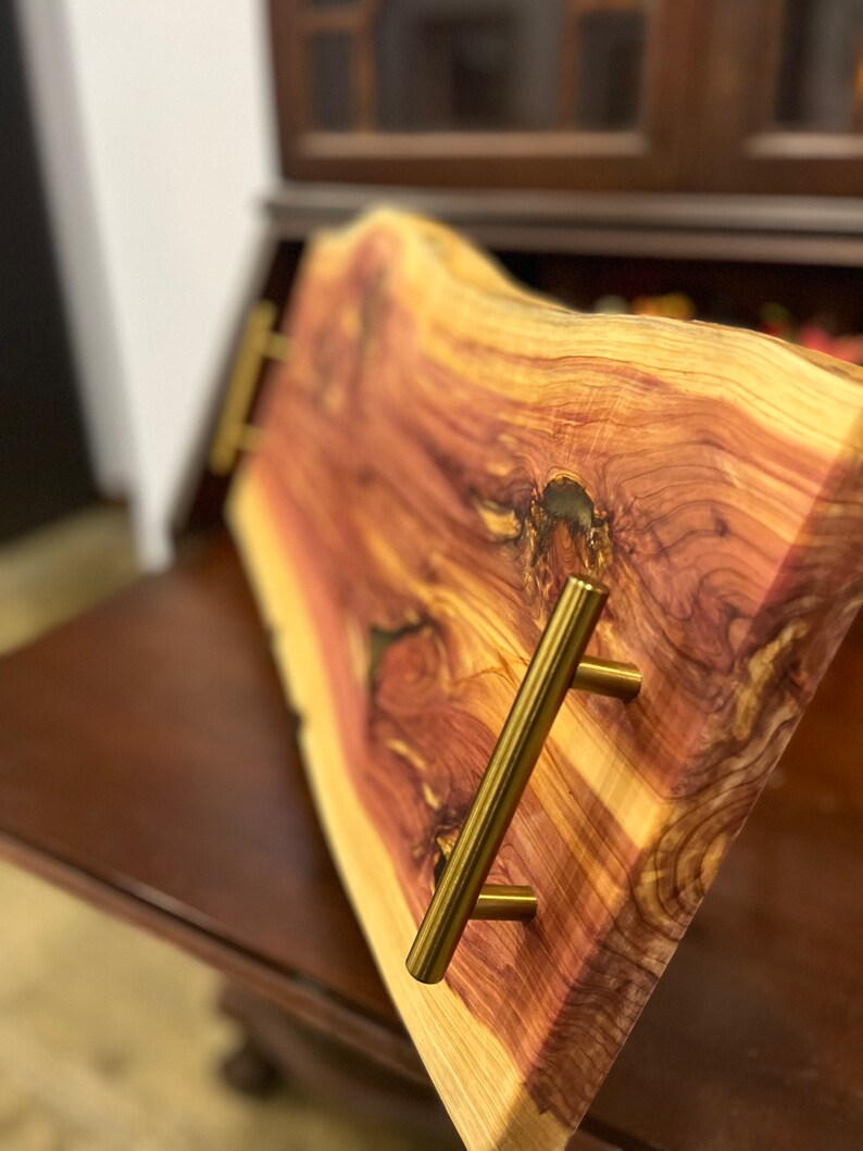 Live Edge Red Cedar Charcuterie Board. Etsy