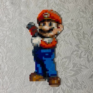 The Super Mario Bros. Movie Perler Bead Sprite | Mario