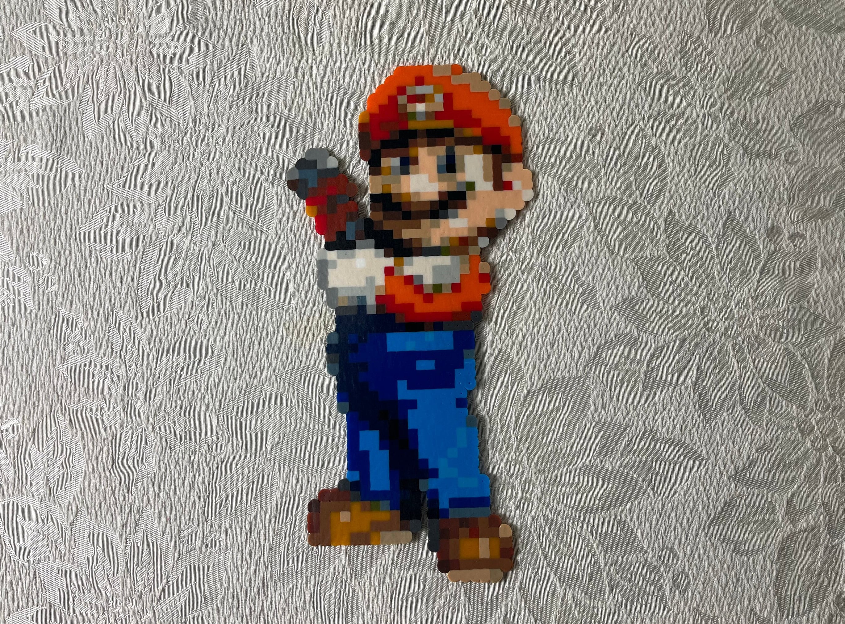 The Super Mario Bros. Movie Perler Bead Sprite Mario Etsy Denmark