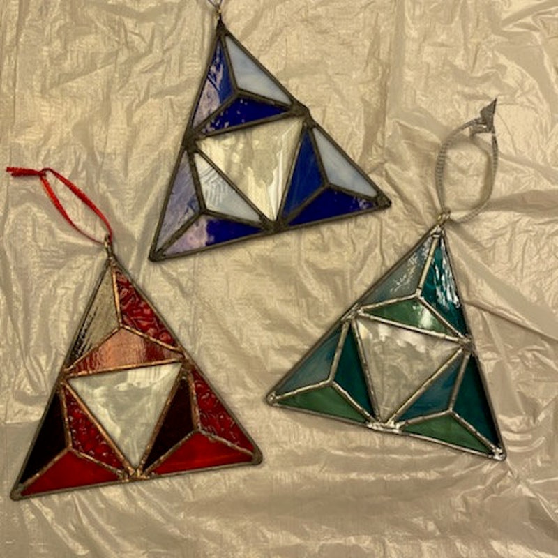 Stained Glass Triangle - Etsy