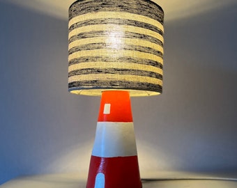 Lighthouse table lamp / industrial style lamp / desk lamp /Ceramic lamp