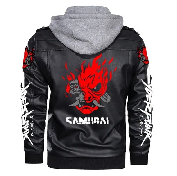 SAMURAI CYBERPUNK 2077 Men Classic Zipper Hoodie Motorcycle - Etsy Denmark