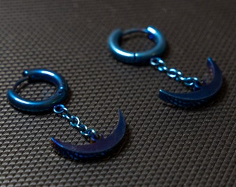Maplestory-Inspired Blue Moon Earrings