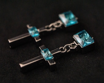 Maplestory-Inspired Cross Earrings