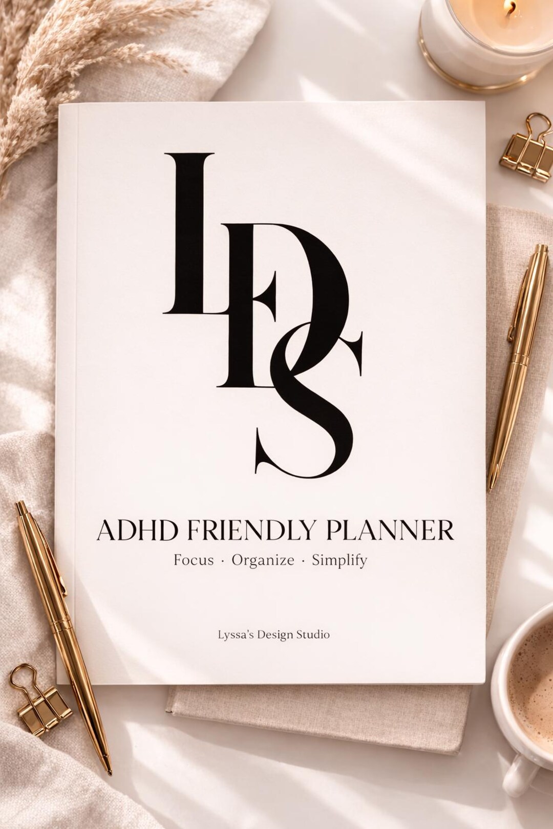 ADHD Planner Printable | Minimalist Daily Focus Organizer (digital ...