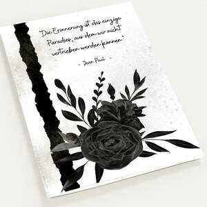 Juego de 10 tarjetas de condolencias n.º 2 con sobres premium