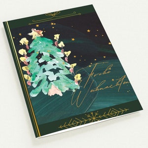 10er Set -  Weihnachtskarten, Nr. 3 mit premium Umschlägen