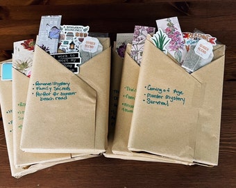 Mystery Book Bundle | Blind Date with a Book, Bookmark & Stickers