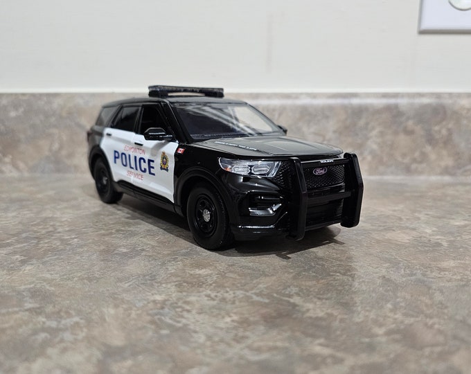 Custom 1/24 Scale Edmonton Police Service Diecast Etsy