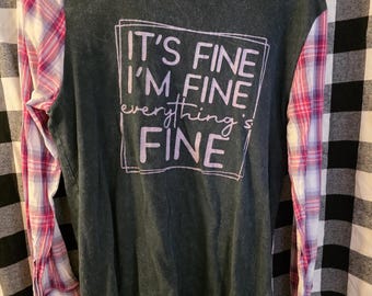 Upcycled Fine Long-sleeved Shirt