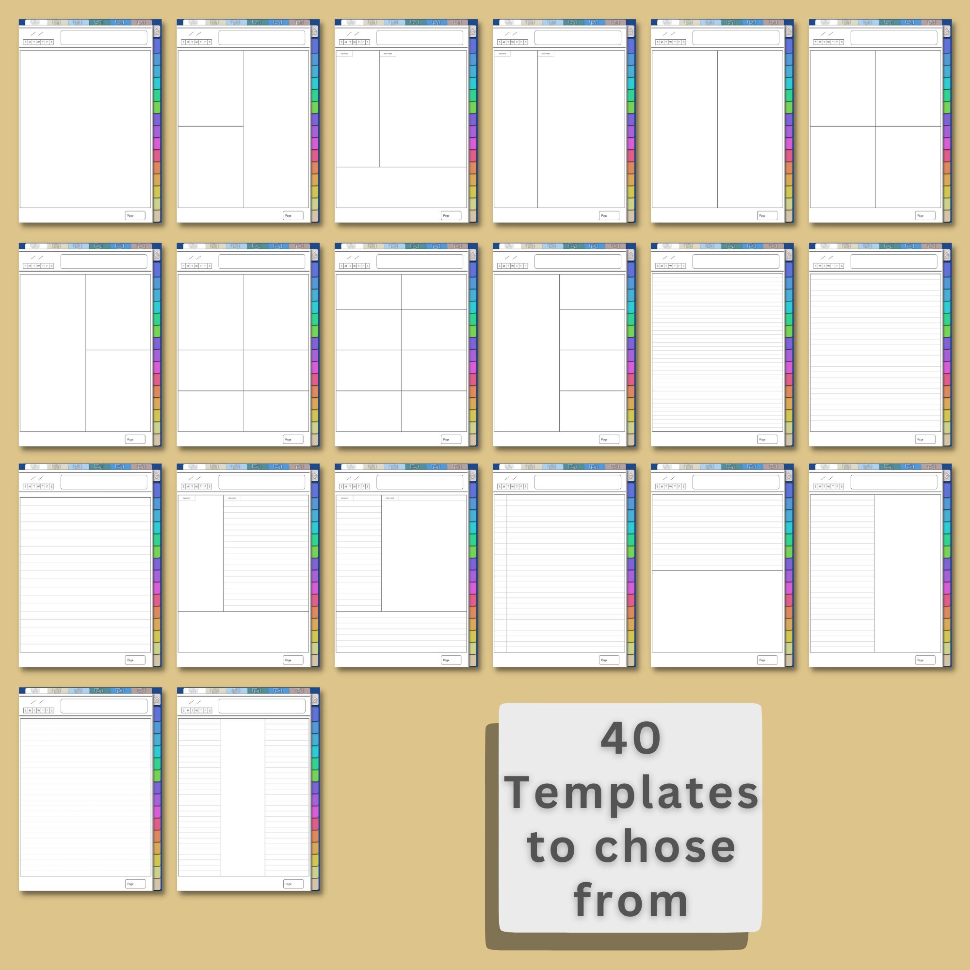 Digital Notebook - Digital Journal - Goodnotes Notebook - Digital ...