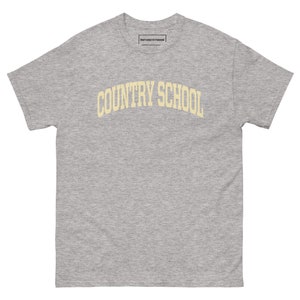 COUNTRY SCHOOL College T-shirt