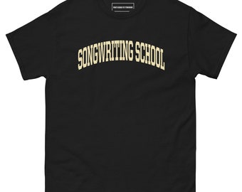 ESCUELA DE COMPOSICIÓN DE CANCIONES Camiseta universitaria