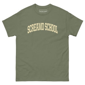 SCREAMO SCHOOL College T-shirt