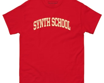 SYNTH SCHOOL College T-shirt