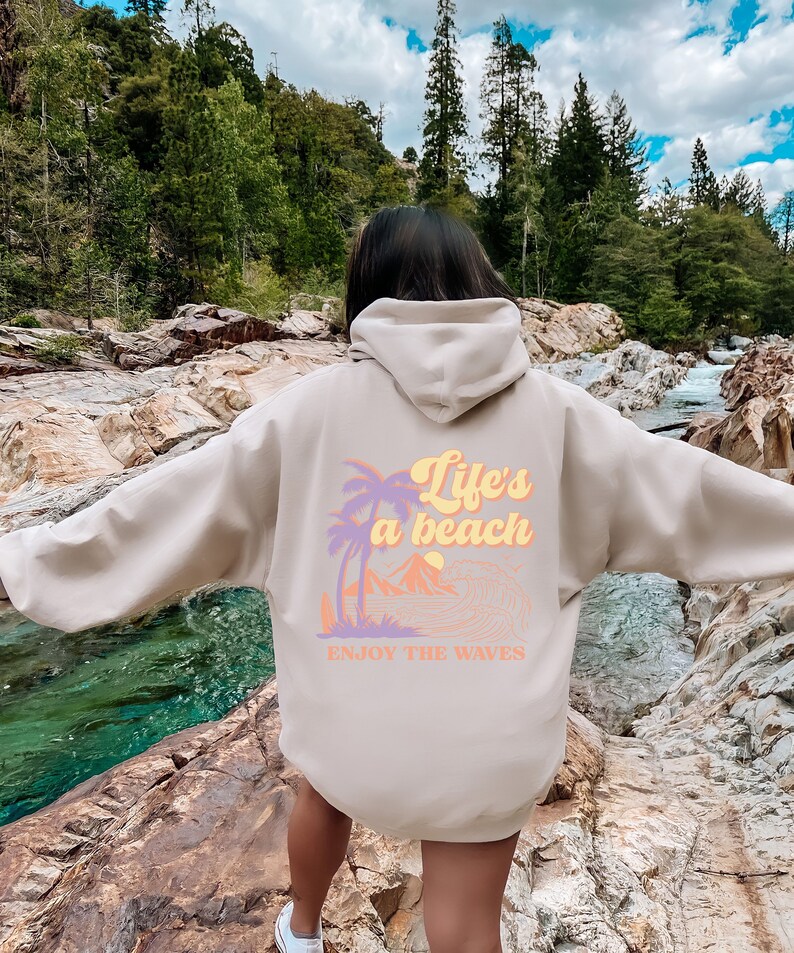 Coconut Girl Beach Hoodie, Granola Girl Sweatshirt, Preppy Y2K Hoodie, Teenage Girl Gifts, Surfer Girl Aesthetic, Trendy Oversized VSCO Maui Sand