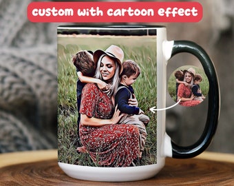 Mug photo personnalisé Mug photo personnalisé Tasse à café photo Mug à café photo personnalisé Mug photo en céramique Photo sur mug Photo personnalisée