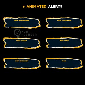 Rough Animated Stream Overlay Pack: Twitch Graphics (digital Download ...