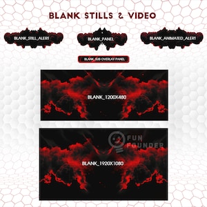 Game Banners | Blank Animated Frames | Clean Plate Stream Overlay | Stream Banners | Twitch Banners