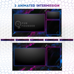 Animated Intermission Screen | Intermission Screen for Twitch | Intermission Scene | Live Stream Intermission Screen | Live Streaming | Twitch Intermission
