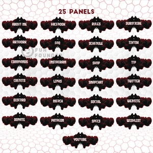 Twitch Panels | Twitch Panel Designs | Best Twitch Panels