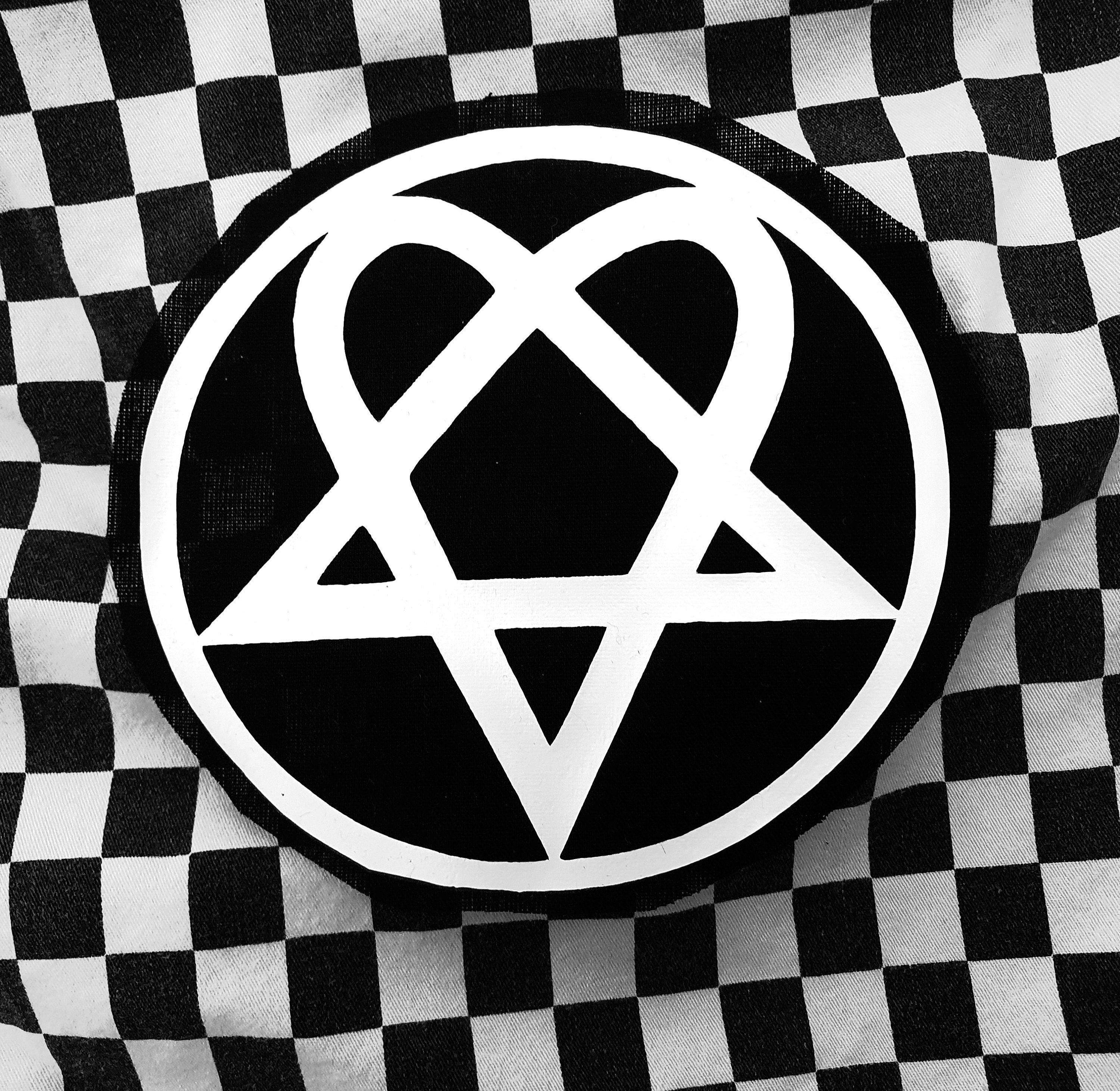 HIM - Heartagram symbol Cloth Patch