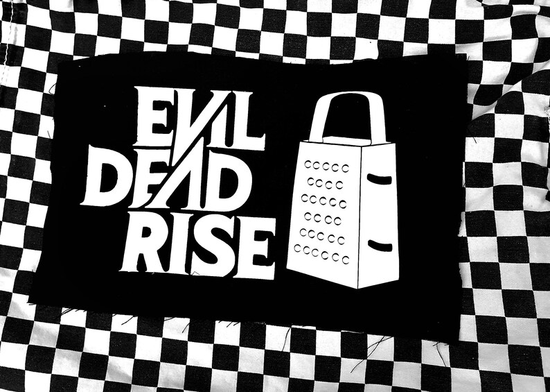 Evil Dead Rise Cheese Grater Cloth Patch Etsy