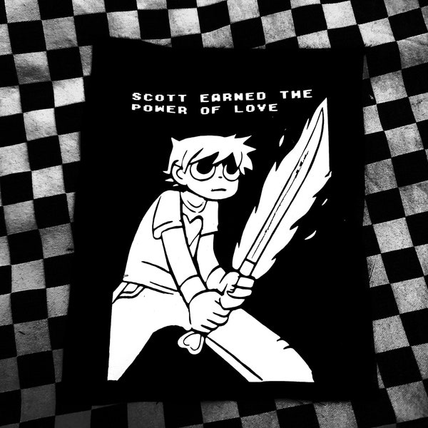 Scott Pilgrim Comic Cloth Patch.