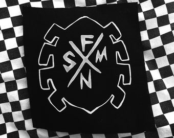Spider punk - Hobbie Brown Cloth Patch