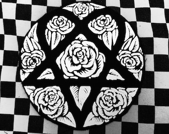 HIM - floral Heartgram Patch