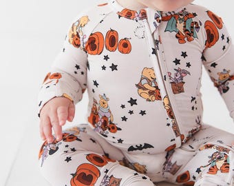 SPOOKY SWEET Zippy- bear, halloween, parks, bamboo, zippy, pajamas