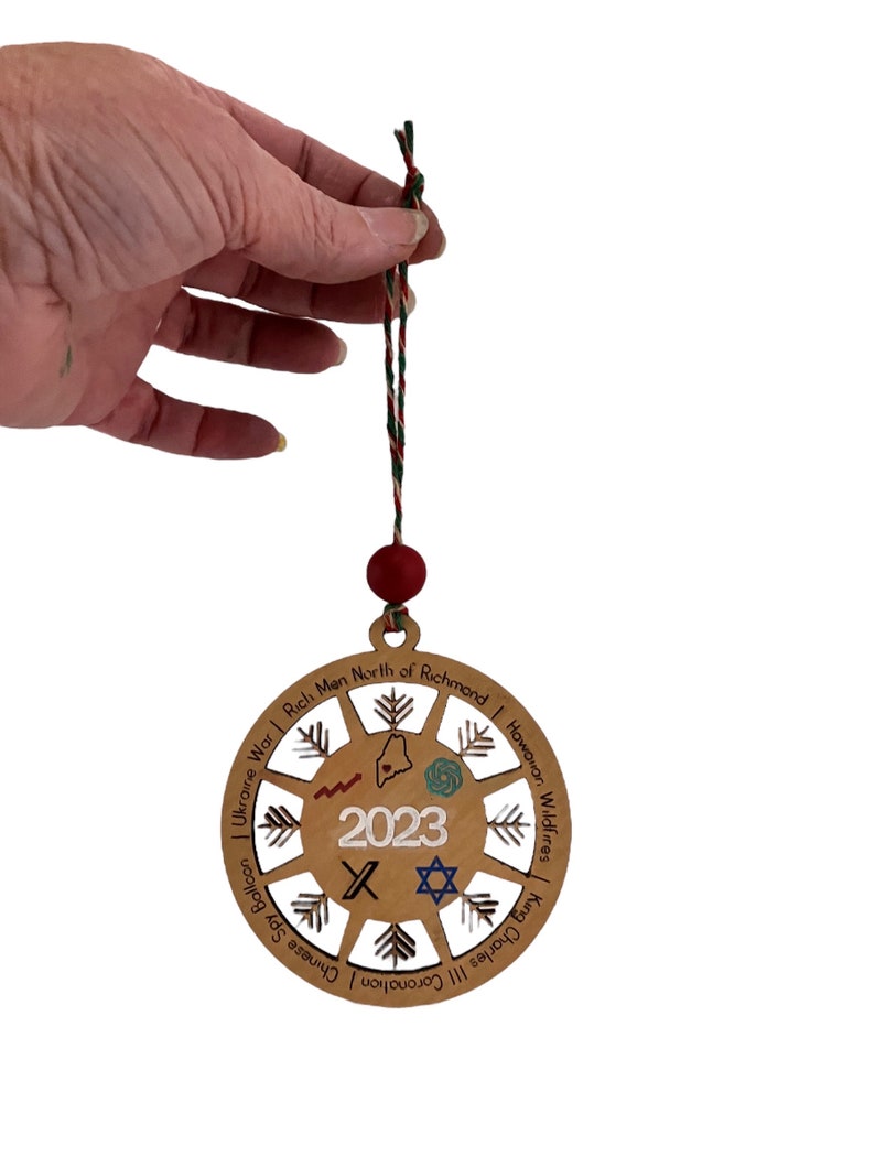 Events of 2023 Christmas Ornament Etsy